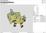 Spongechicken Embroidery File 6 sizes