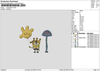 Sponge Buz Embroidery File 6 sizes