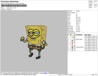 Spongebob V2 Embroidery File 4 size