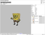 Spongebob V2 Embroidery File 4 size