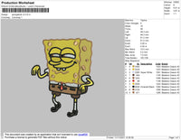 Spongebob V2 Embroidery File 4 size