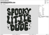 Spookytext 1709 Embroider File 6 sizes