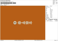 Spotify2503 Embroidery File 6 sizes