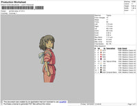 Spirited Away V2 Embroidery File 4 size