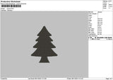 Spruce Embroidery File 6 sizes
