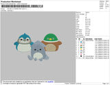 Squish 3 Character Embroidery File 4 size