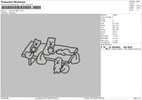 Squirrel Family Embroidery File 6 sizes