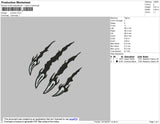 Scartch Embroidery File 4 size