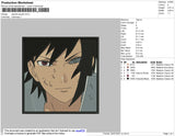Sasuke Square Embroidery File 4 size