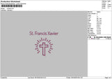 Francistext Embroidery File 6 sizes