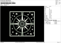 Starbox Logo Embroidery File 6 sizes