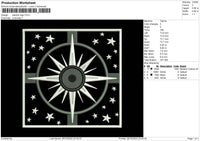 Starbox Logo Embroidery File 6 sizes