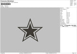 Star V2 Embroidery File 5 sizes