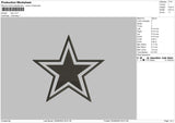Star V2 Embroidery File 5 sizes