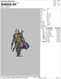 Starwars Embroidery File 4 size