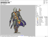Starwars Embroidery File 4 size
