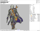 Starwars Embroidery File 4 size