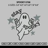 Spooky 0708 Embroidery File 6 sizes