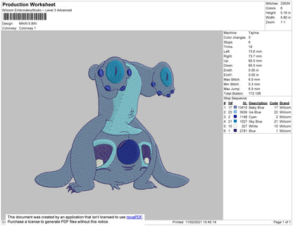 Stitch 02 Embroidery File 5 size
