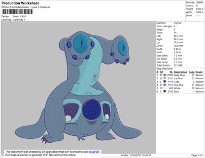 Stitch 02 Embroidery File 5 size