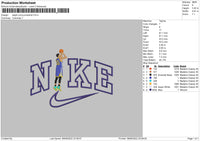 Nike Steph Curry Jump Embroidery File 4 size