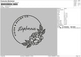Stephanie Embroidery File 4 size