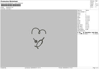 Stetoskop0205 Embroidery File 6 sizes