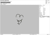 Stetoskop0205 Embroidery File 6 sizes