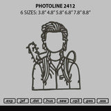 Photoline 2412 Embroidery File 6 sizes