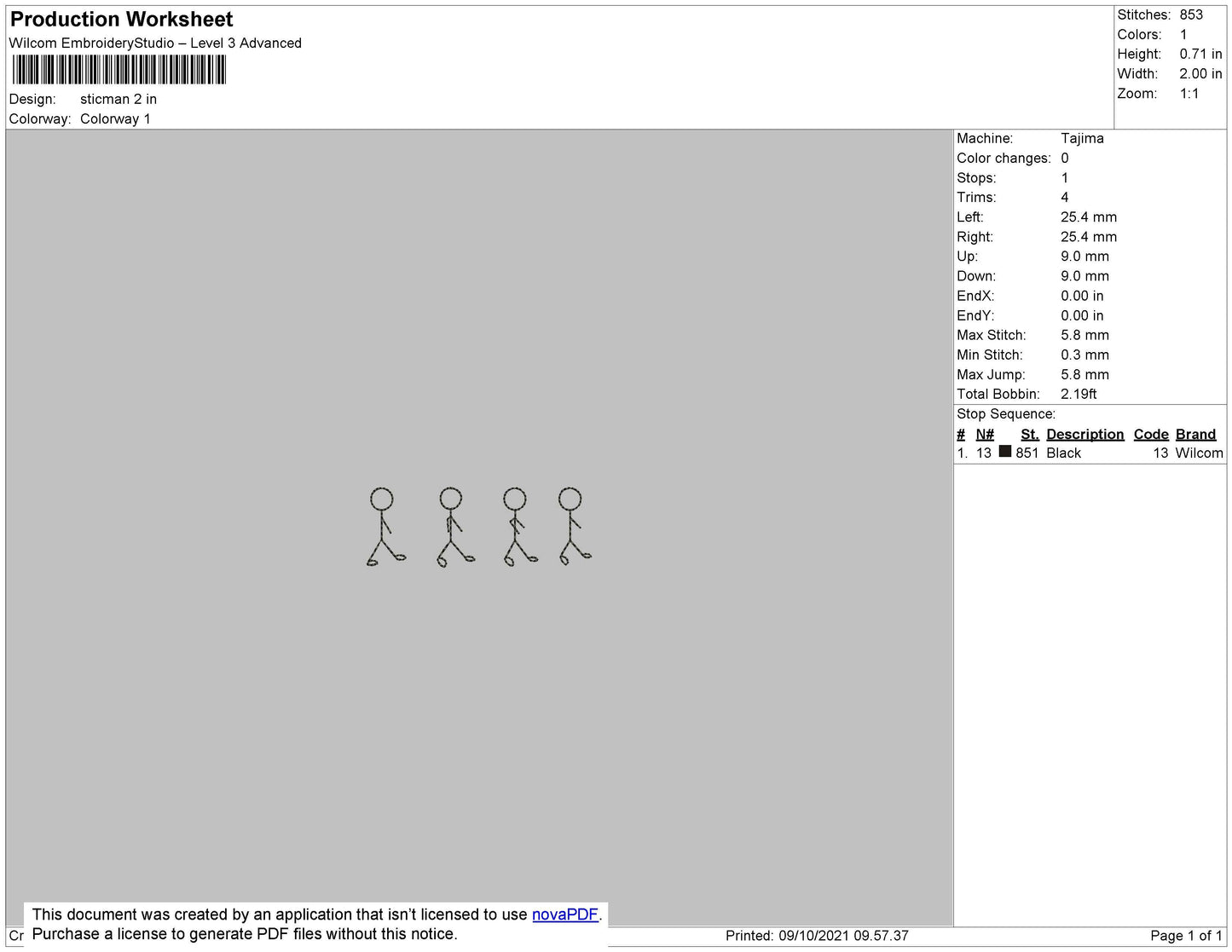 Sticman Embroidery File 4 size