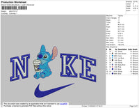 Nike Stitch Embroidery File 7 size