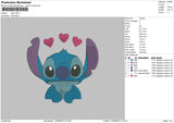 Stitch Heart 02 Embroidery File 5 size