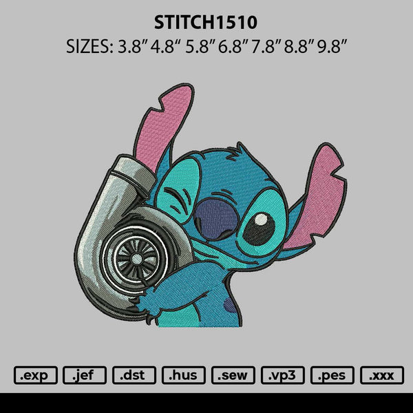 Stitch1510 Embroidery File 6 sizes