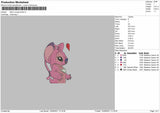 Stitch Couple Embroidery File 4 size
