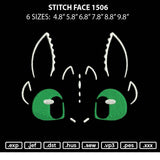 Stitch Face 1506 Embroidery File 6 sizes