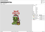 Grinch Xmas 03 Embroidery File 6 sizes