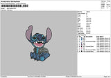 Stitch Kufieh Embroidery File 6 sizes