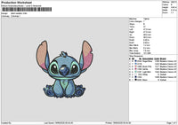 Stitch Realistic Embroidery File 6 sizes