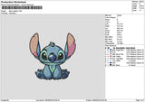 Stitch Realistic Embroidery File 6 sizes