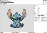 Stitch Realistic Embroidery File 6 sizes