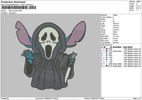 Stitchscream 3108 Embroidery File 6 sizes