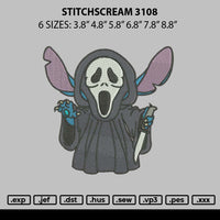 Stitchscream 3108 Embroidery File 6 sizes