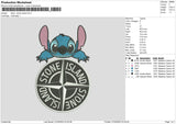 Stitch stone I Embroidery File 6 sizes