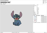 Stitch V5 Embroidery File 6 sizes