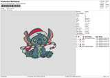 Stitch Xmas Embroidery File 6 sizes