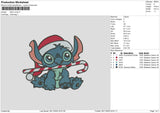 Stitch Xmas Embroidery File 6 sizes