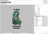ST Jevelin Embroidery File 4 size