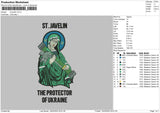 ST Jevelin Embroidery File 4 size