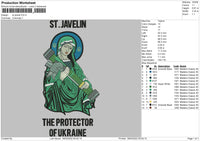 ST Jevelin Embroidery File 4 size