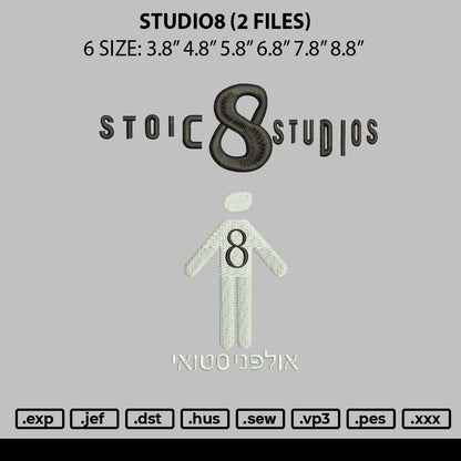 Studio8 Embroidery 2 Files